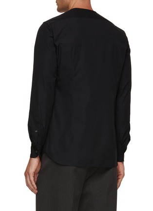 Back View - Click To Enlarge - LARDINI - Band Collar Shirt