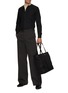 Figure View - Click To Enlarge - LARDINI - Band Collar Shirt