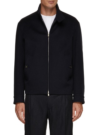 Main View - Click To Enlarge - LARDINI - Buttoned Collar Jacket
