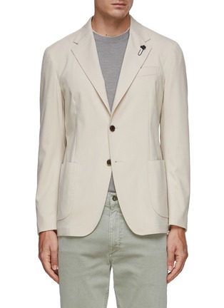 Main View - Click To Enlarge - LARDINI - Easywear Single Breasted Blazer