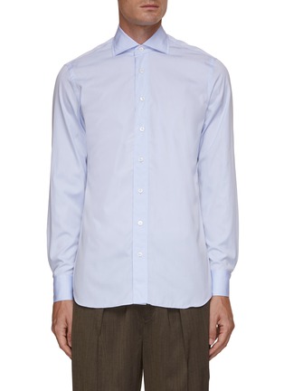 Main View - Click To Enlarge - LARDINI - Spread Collar Shirt