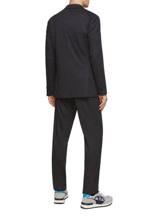 Back View - Click To Enlarge - LARDINI - Easy Wear Single Breasted Notch Lapel Suit