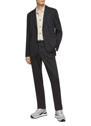 Figure View - Click To Enlarge - LARDINI - Easy Wear Single Breasted Notch Lapel Suit
