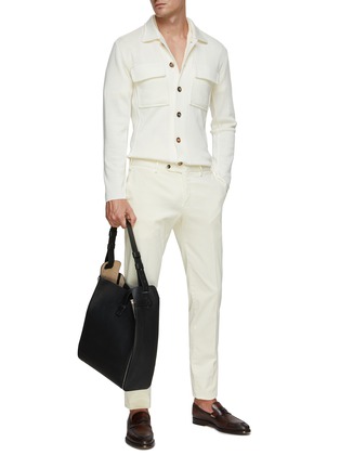 Figure View - Click To Enlarge - LARDINI - Wool Knitted Jacket