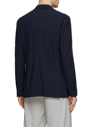 Back View - Click To Enlarge - LARDINI - Easy Wear Single Breasted Notch Lapel Blazer