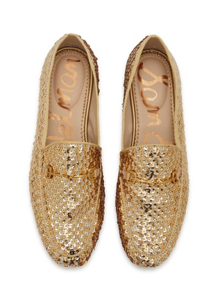 Detail View - Click To Enlarge - SAM EDELMAN - Loraine Sequin Loafers