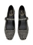 Detail View - Click To Enlarge - SAM EDELMAN - Michaela Gem Crystal Embellished Mary Jane Flats