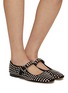 Figure View - Click To Enlarge - SAM EDELMAN - Michaela Gem Crystal Embellished Mary Jane Flats