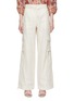 Main View - Click To Enlarge - ZIMMERMANN - Tama Belted Drawstring Cuff Linen Utility Pants