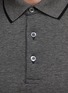  - CANALI - Ribbed Detail Polo Shirt