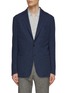 Main View - Click To Enlarge - CANALI - Wool Blend Single Breasted Blazer