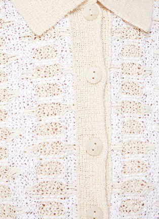  - VINCE - Geometric Knitted Cardigan