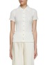 Main View - Click To Enlarge - VINCE - Smocked Button Up Shirt