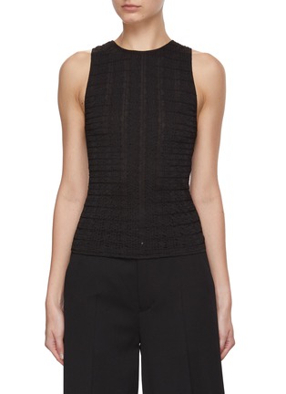 Main View - Click To Enlarge - VINCE - Smocked Tank Top