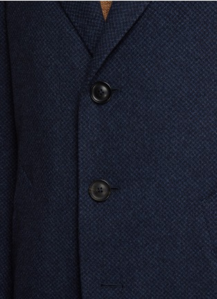  - CANALI - Single breasted Notch Lapel Overcoat