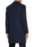 Back View - Click To Enlarge - CANALI - Single breasted Notch Lapel Overcoat