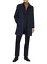 Figure View - Click To Enlarge - CANALI - Single breasted Notch Lapel Overcoat