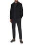 Figure View - Click To Enlarge - CANALI - Drawstring Knit Hoodie