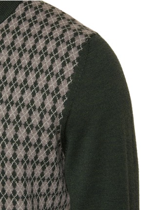  - CANALI - Argyle Knit Sweater