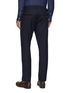 Back View - Click To Enlarge - CANALI - Flat Front Wool Pants