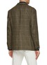Back View - Click To Enlarge - CANALI - Checkered Single Breasted Notch Lapel Blazer