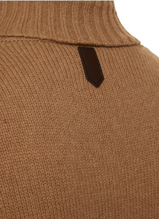  - CANALI - Turtleneck Weave Pattern Knit Sweater