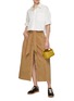 Figure View - Click To Enlarge - E.L.V. DENIM - Frankie Corduroy Midi Skirt