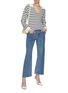 Figure View - Click To Enlarge - E.L.V. DENIM - The Contrast Flared Jeans