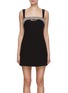 Main View - Click To Enlarge - SIMKHAI - Lenny Crystal Embellished Mini Dress