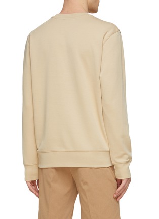 Back View - Click To Enlarge - J.LINDEBERG - Diamond Logo Patch Crewneck Sweatshirt