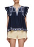 Main View - Click To Enlarge - SEA NEW YORK - Shaina Embroidered Ruffle Top