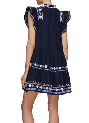 Back View - Click To Enlarge - SEA NEW YORK - Shaina Embroidered Mini Dress
