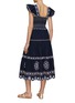 Back View - Click To Enlarge - SEA NEW YORK - Shaina Embroidered Midi Dress