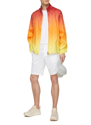 Figure View - Click To Enlarge - J.LINDEBERG - ‘Max’ Printed Zip Up Wind Jacket