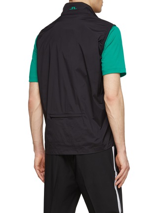 Back View - Click To Enlarge - J.LINDEBERG - ‘Ash’ Windproof Packable Zip Up Vest