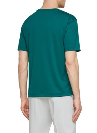 Back View - Click To Enlarge - J.LINDEBERG - JL Logo Fast Dry Crewneck T-Shirt