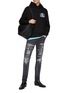 Figure View - Click To Enlarge - AMIRI - Logo Wolf Graphic Hoodie