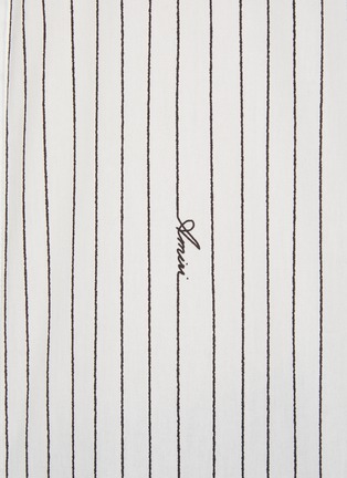  - AMIRI - Striped Script Poplin Shirt