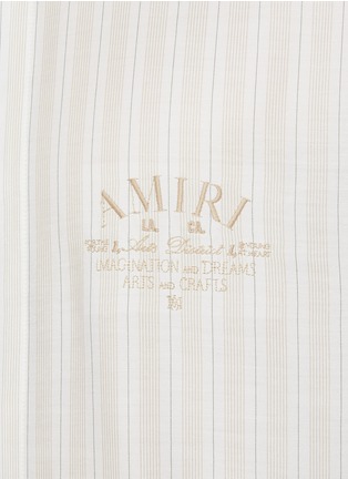  - AMIRI - Embroidered Logo Two Tone Shirt