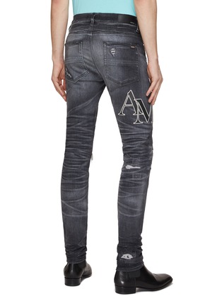 AMIRI, Staggered Logo Distressed Jeans, Men
