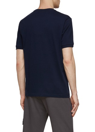 Back View - Click To Enlarge - PAUL & SHARK - Cotton Logo T-Shirt
