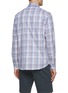 Back View - Click To Enlarge - PAUL & SHARK - Chequered Cotton Twill Shirt