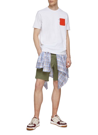 Figure View - Click To Enlarge - PAUL & SHARK - Contrast Pocket Cotton T-Shirt