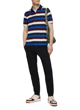 Figure View - Click To Enlarge - PAUL & SHARK - Striped Cotton Polo Shirt