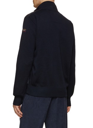 Back View - Click To Enlarge - PAUL & SHARK - Knit Puffer Jacket