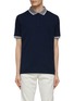 Main View - Click To Enlarge - PAUL & SHARK - Contrast Collar Cotton Polo Shirt