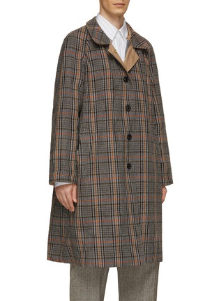 MAISON MARGIELA, Patchwork Shoulder Reversible Trench Coat