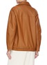 Back View - Click To Enlarge - VINCE - Oversized Leather Zip Up Jacket