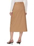 Back View - Click To Enlarge - VINCE - Belted Midi Skirt