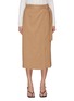 Main View - Click To Enlarge - VINCE - Belted Midi Skirt